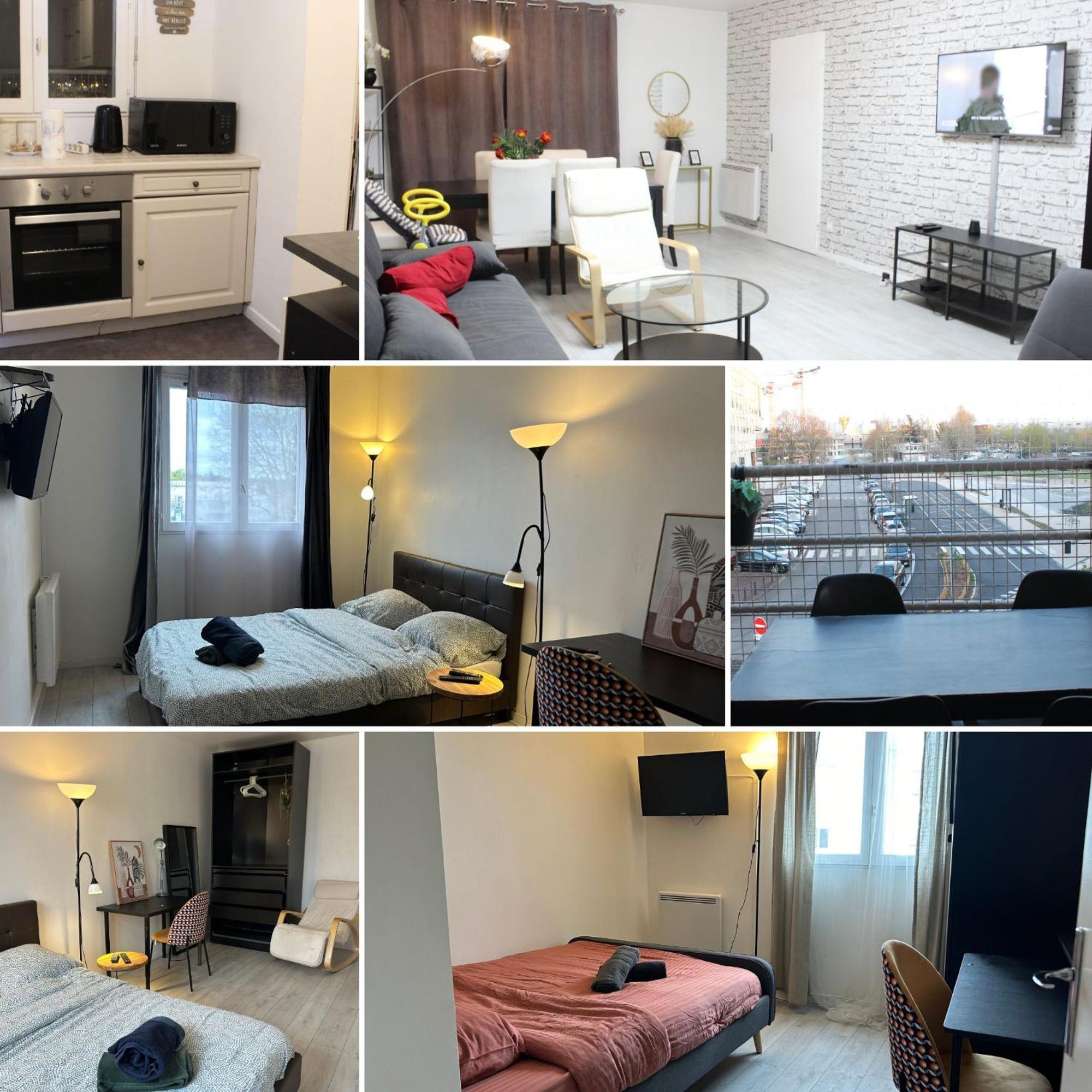 Appartement - Proche Rer - 2 Chambres & 4 Lits Double - Paris Orly Courcouronnes Εξωτερικό φωτογραφία